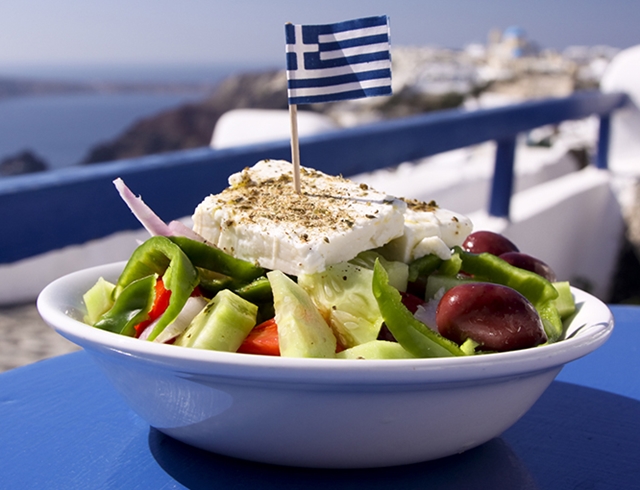 recký salát během dovolené v Řecku ochutsnad každý